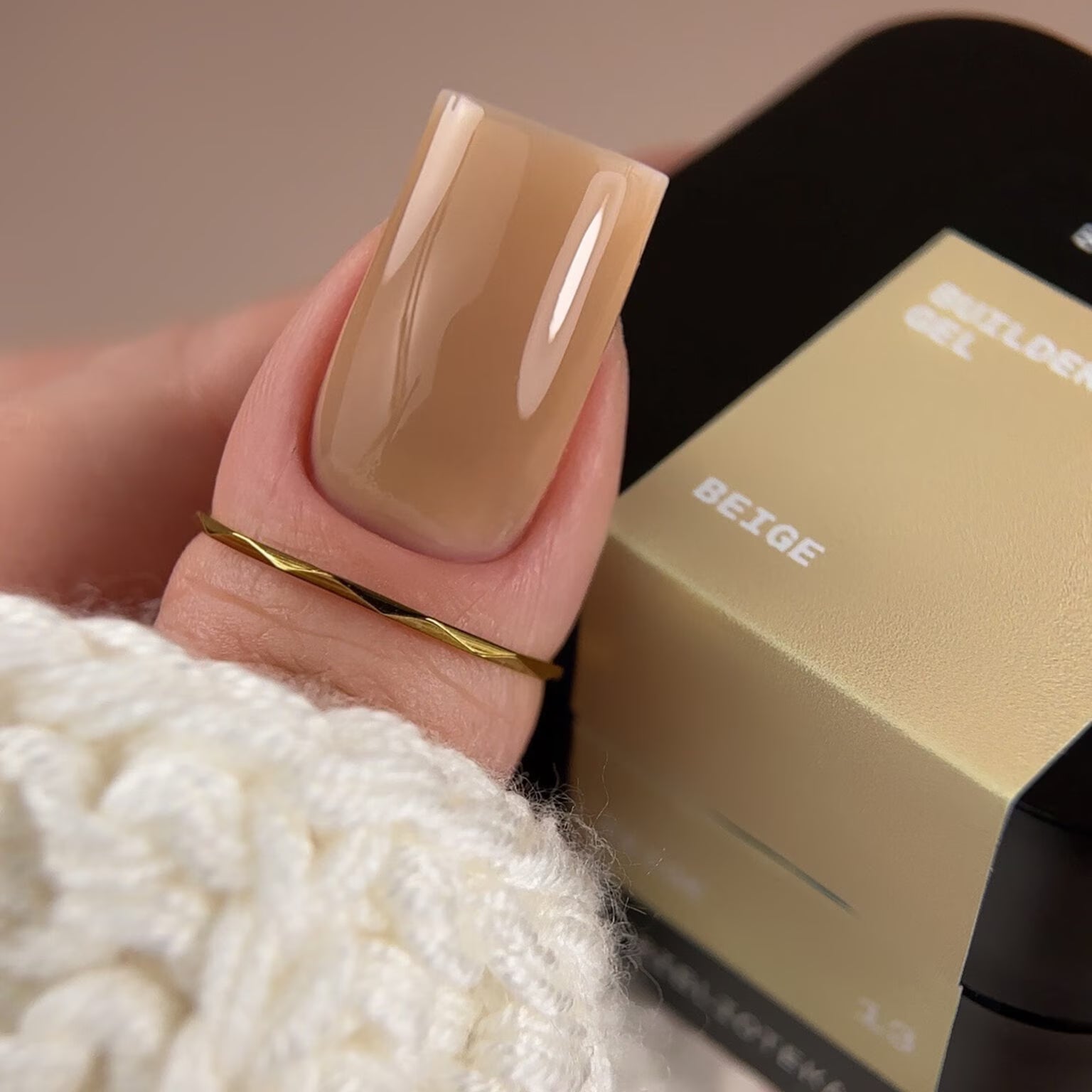 BIBLIOTEKA Builder Gel № 13 Beige – Beige, 30 ml