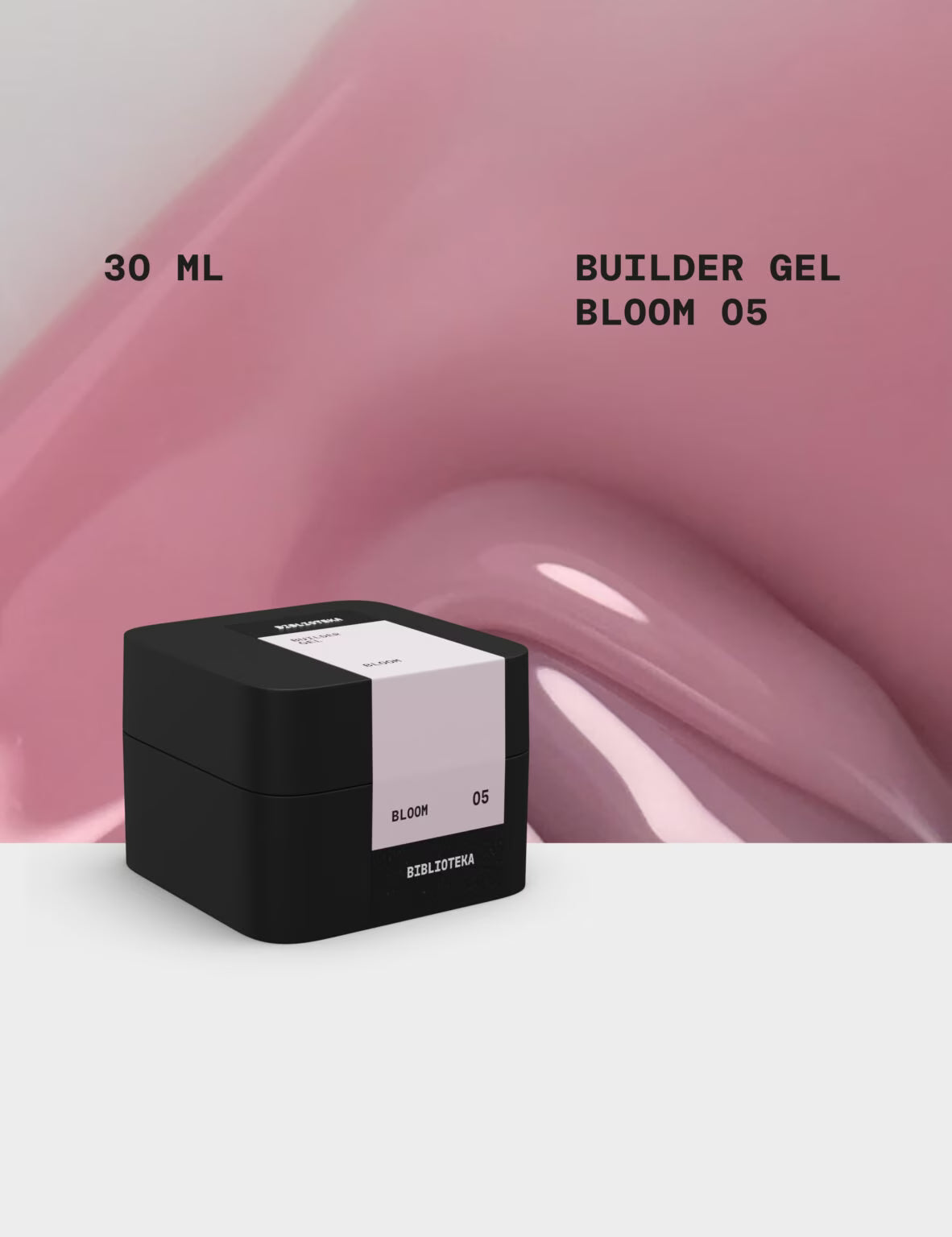 BIBLIOTEKA Builder Gel № 05 Bloom-Pink, 30ml