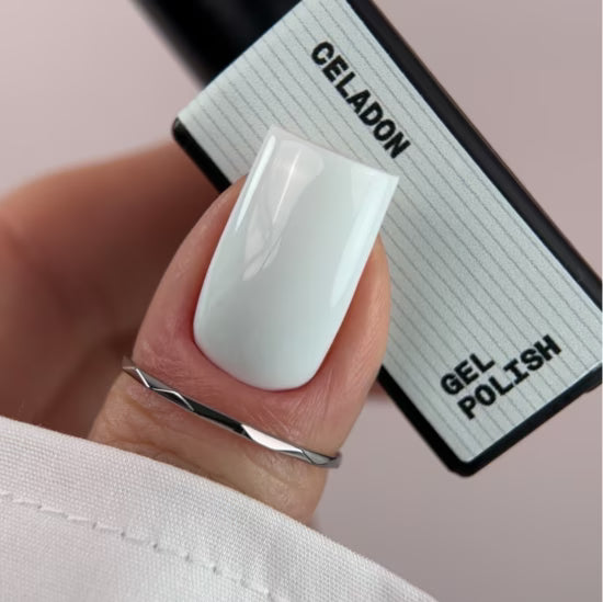 BIBLIOTEKA, Gel Polish No. 51 Celadon – Light Mint, 10 ml