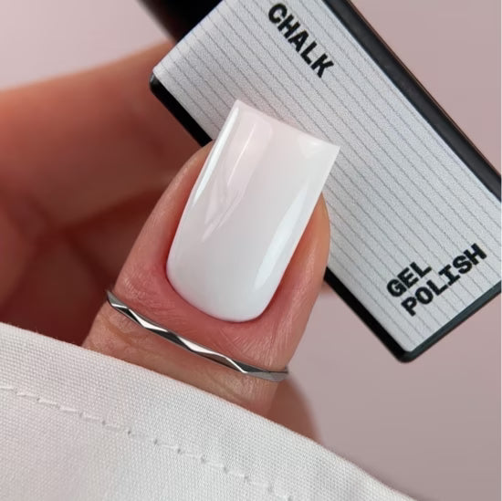 BIBLIOTEKA, Gel Polish No. 52 Chalk – Light Grey, 10 ml