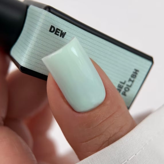 BIBLIOTEKA Gel polish No. 76 Dew – cold mint, 10 ml.