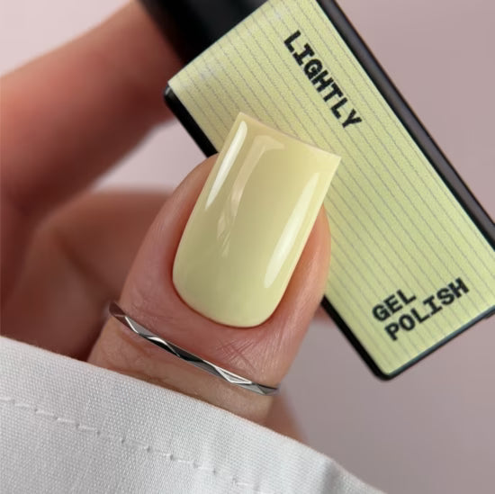 BIBLIOTEKA Gel Polish No. 57 Lightly – Butter Yellow, 10 ml
