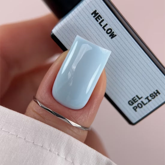 BIBLIOTEKA Gel Polish No. 56 Mellow – Sky Blue, 10 ml