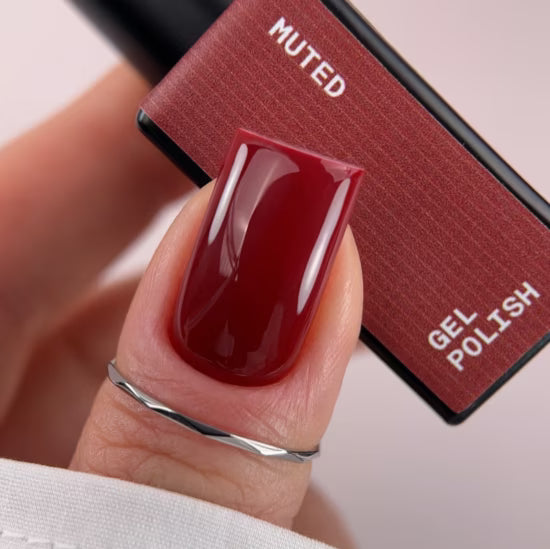 BIBLIOTEKA Gel Polish No. 61 Muted – Burgundy, 10 ml