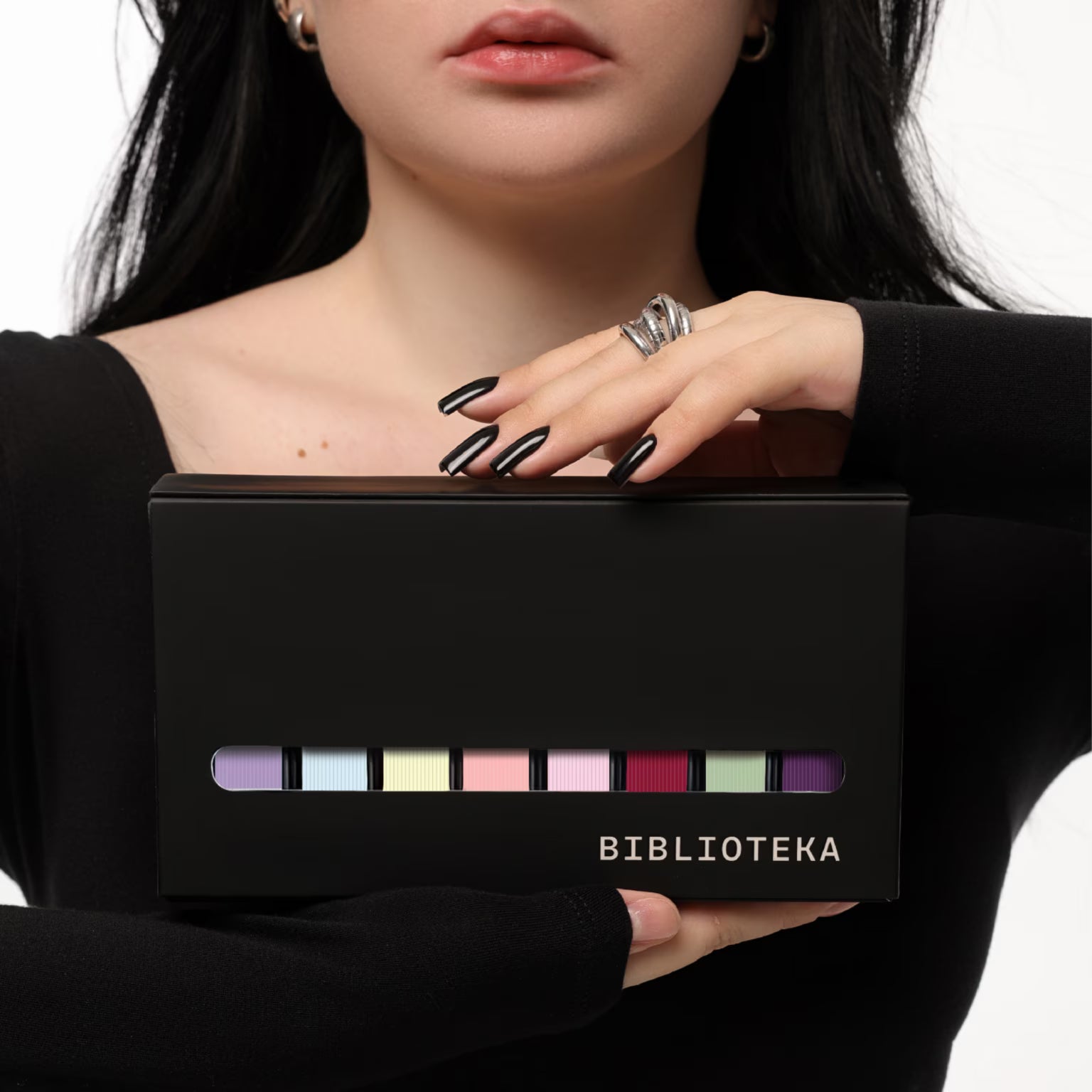 BIBLIOTEKA, gel polish collection THE BOUQUET, spring colors, 8 pcs