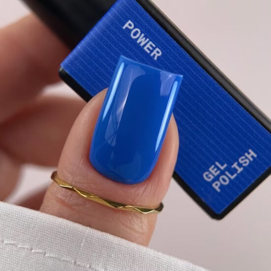 BIBLIOTEKA Gel Polish No. 64 Power – Electric Blue, 10 m