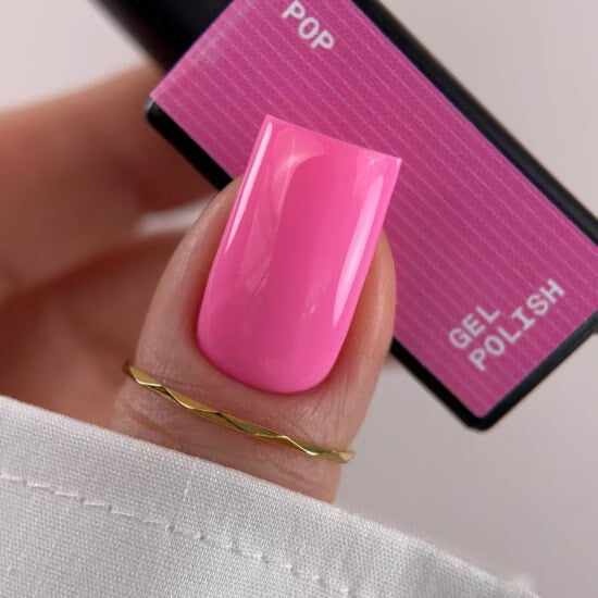 BIBLIOTEKA Gel Polish No. 67 Pop – Bright Classic Pink, 10 ml