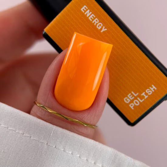 BIBLIOTEKA Gel Polish No. 68 Energy – Warm Orange, 10 ml