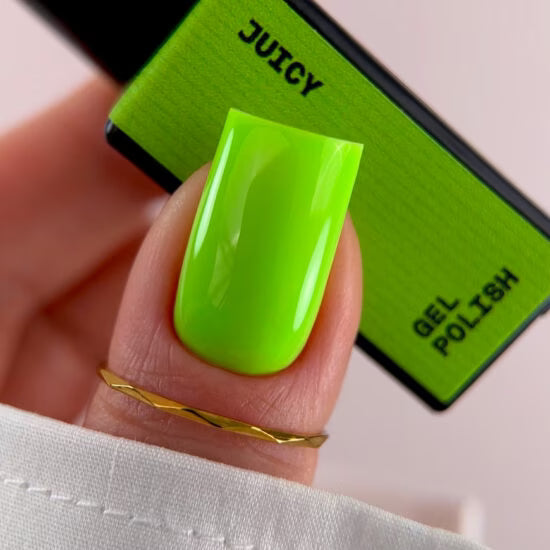 BIBLIOTEKA Gel Polish No. 70 JUICY – Bright Lime, 10 ml