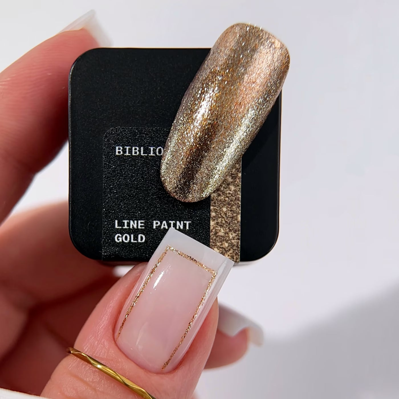 BIBLIOTEKA Line Paint Gold No Wipe, 5 ml