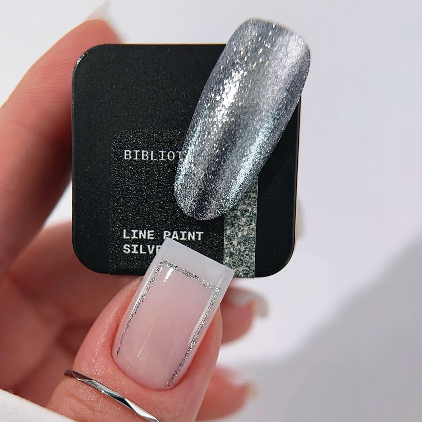 BIBLIOTEKA Line Paint Silver No Wipe , 5 ml
