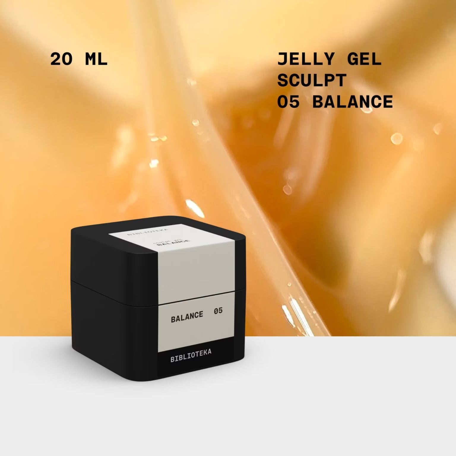 BIBLIOTEKA Sculpt Jelly Gel No. 05 Balance – Neutral, 20 ml