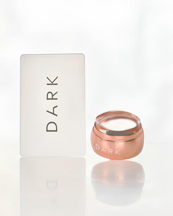 DARK mini stamping plate (rose gold)