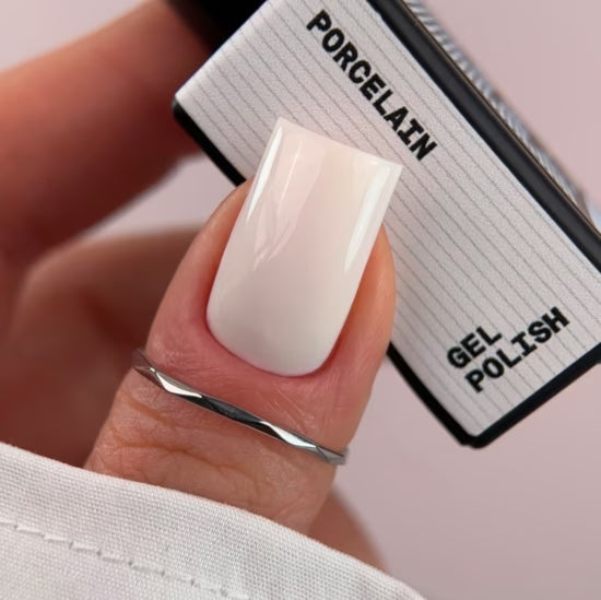 BIBLIOTEKA, Gel Polish No. 53 Porcelain – Cool Beige, 10 ml