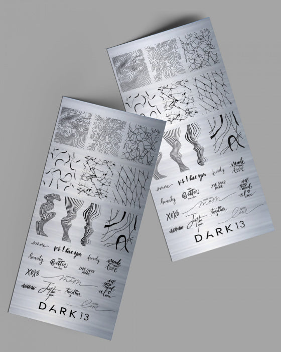 Stamping plate DARK 13