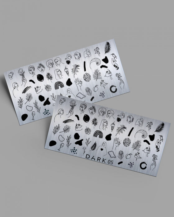 Stamping plate DARK 05